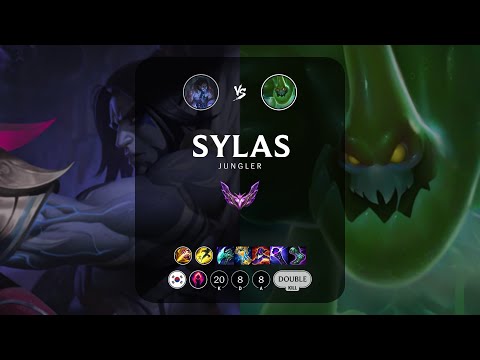 Sylas Jungle vs Zac - KR Master Patch 12.22