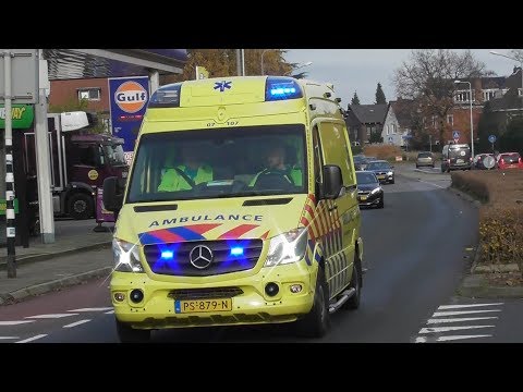 [Primeur] Ambulance 07-107 met spoed naar het Radboud UMC in Nijmegen