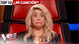 Coaches REACCIONAN a sus propias canciones en La Voz