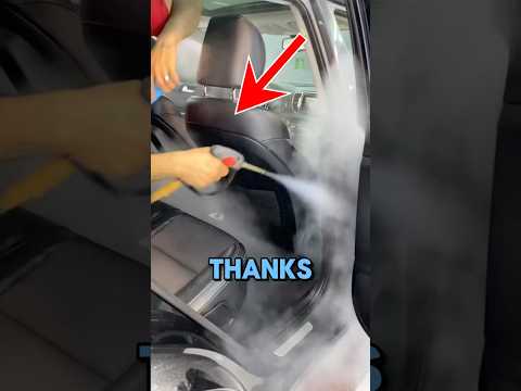 In-car steam cleaning machine