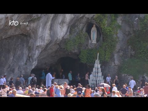 Chapelet du 11 septembre 2023 à Lourdes