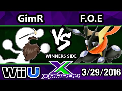 S@X 143 - F.O.E. (Greninja) Vs. VGBC | GimR (G&W) SSB4 Tournament - Smash Wii U - Smash 4