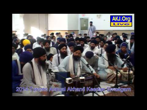 087 Toronto July 2014 Smaagam - Friday Evening Keertan - Bh. Apardeep Singh Jee UK