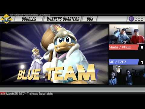BoiseLAN Invitational: Mada + Phizz vs. MP + EZPZ - Smash 4 Doubles Winners Quarters