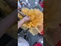 Adjust the flower petals ~#giantflowers #diy #handmadecraft ade