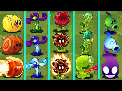 PvZ 2 Discovery - Every Plants Have Many Shape Evolution NOOB - PRO - HACKER