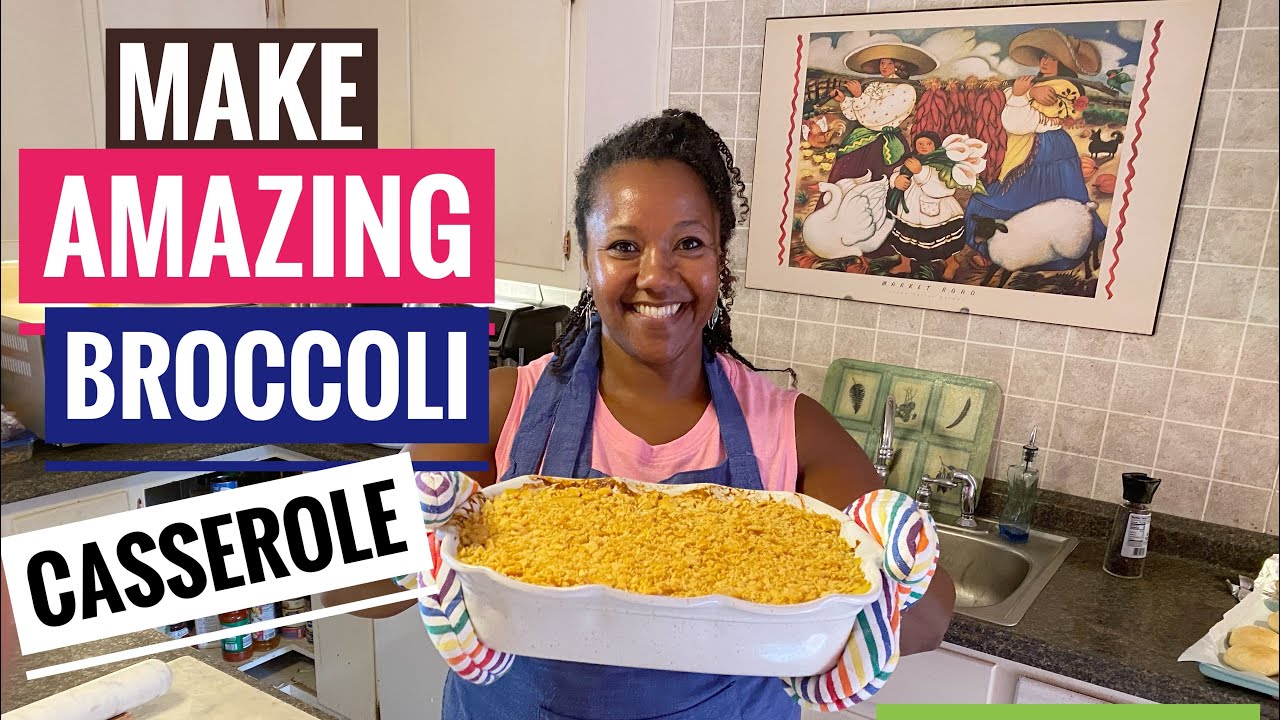 The only BROCCOLI CASSEROLE recipe you’ll ever need! | Easy Broccoli Casserole Cook With Me