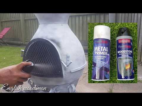 image-Can you paint cast iron chiminea?