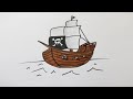 Comment Dessiner Un Bateau Pirate