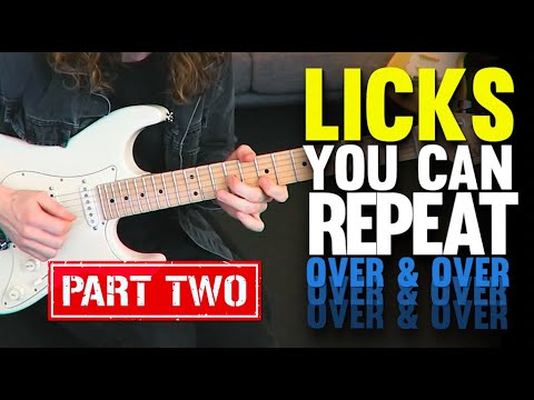 Build intensity in your solos with these repeating pentatonic licks! Guitar tutorial with TAB