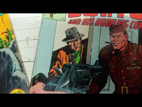 Ep. 43 Sgt. Fury and His Howling Commandos 129. by Dick Ayers and Stan Lee. 1975. WWII.