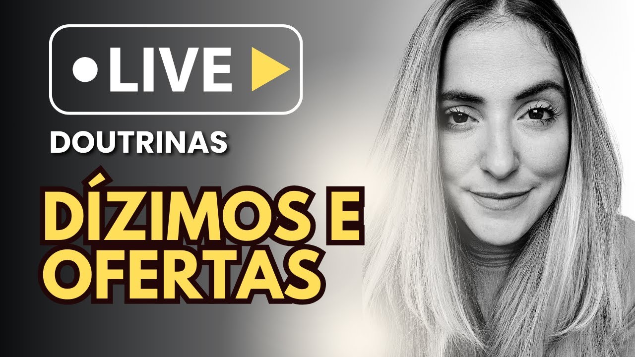 017 - O que significa DÍZIMO na Bíblia Era Alimento ou Dinheiro Devo Devolver o Dízimo Como