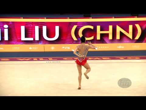 LIU Jiahui (CHN) - 2019 Rhythmic Worlds, Baku (AZE) - Qualifications Clubs