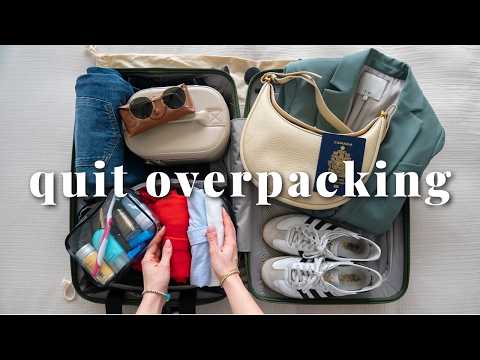 I learned to pack like a PRO with this EASY method (pack with me for 2 weeks in a carry on only) ✈️