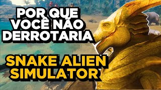 Por Que Você NÃO DERROTARIA as COBRAS ALIENÍGENAS em "SNAKE ALIEN SIMULATOR"