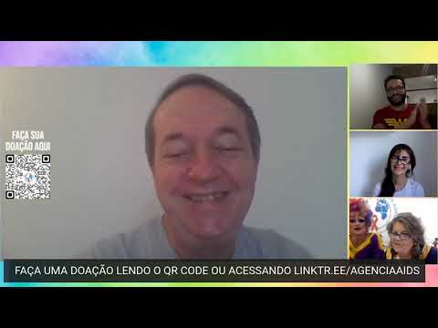 Momentos do Camarote Virtual Solidário – Avanços no tratamento contra a aids no Brasil