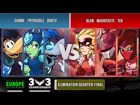 Sarme, FryDasOle & bartu VS Blew, Macheeeete & Ted 4 - Elimination Quarter-Final - 3v3 Championship