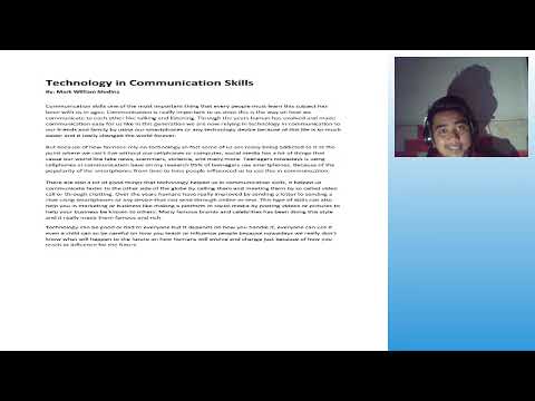 Video presentation: MY ESSAY 