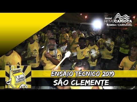 ENSAIO TÉCNICO DA BATERIA DA SÃO CLEMENTE NA SAPUCAÍ 2019