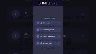 Modern Law Firms Run on SpineLegal | All-in-One Legal Software for Law Firms #trending #spinelegal
