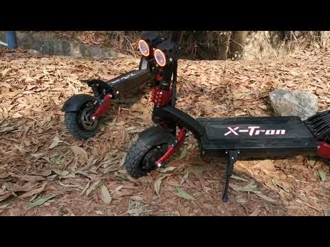 Amazing X-TRON X10 2400W/3200W Electric Scooter! Offroad kick scooter for offroad travelling.