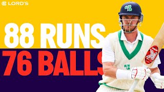 Blistering Test Match Innings | Mark Adair Smashes Quick-Fire Half-Century | Ireland Cricket