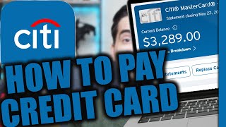 How to Pay Citi Bank Credit Card