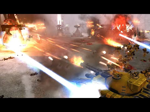 Unification Mod 2021: Imperial Fists vs Orks vs Eldar vs Chaos Space Marines! WH 40K: DOW: Soulstorm