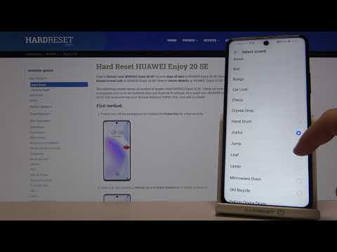 Default Notification Sounds in Huawei Enjoy 20 SE – List of Notification Tones