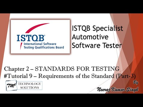 ISTQB Automotive Tester Introduction ISTQB Tutorials