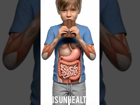 Chocolate is unhealthy for kids #shorts #chocolate #unhealthy #kids