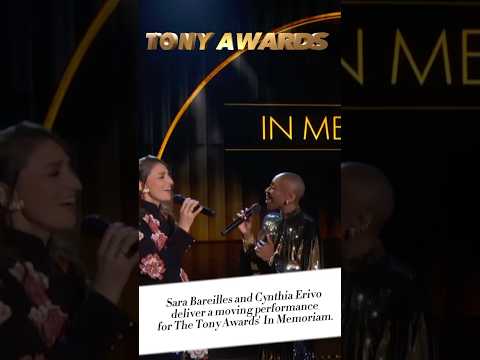 "Sara Bareilles & Cynthia Erivo’s Tearful Tribute at the Tony Awards"