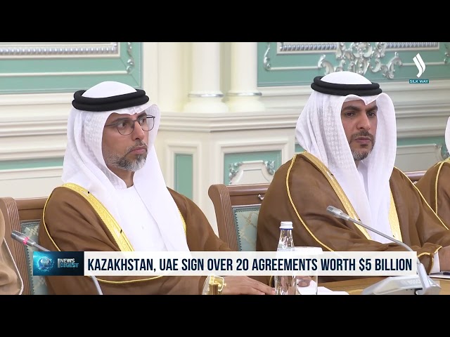 Kazakistan ve BAE arasında 5 milyar dolar değerinde 20'i aşkın anlaşma imzalandı