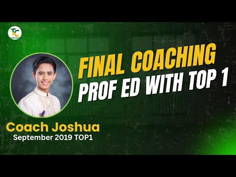 FINAL COACHING PROF ED WITH TOP 1 COACH JOSHUA