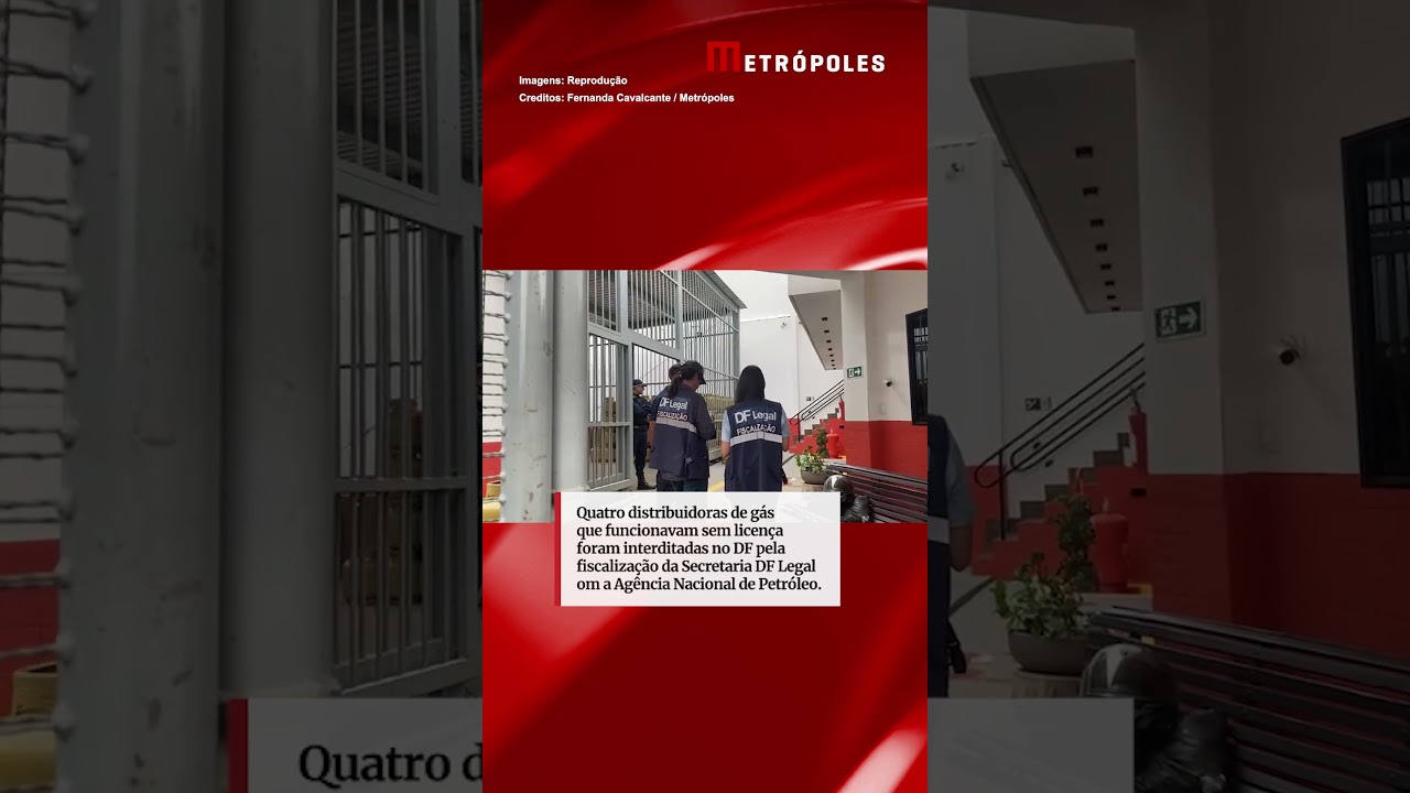 Distribuidora de gás que funcionava abaixo de residência é interditada no DF