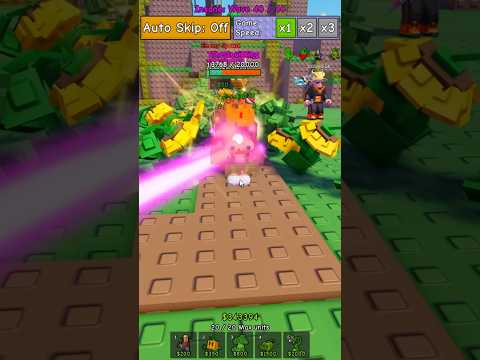 INSANE Garden Tower Defense #roblox #shorts #growagarden #fypシ゚viral