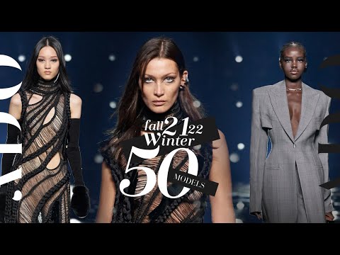 50 Best Models of Fall Winter 2021 | Runway Collection