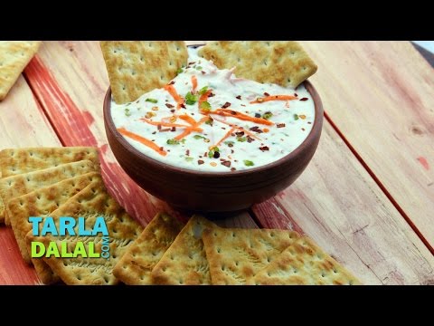 Veg Cream Cheese Dip by Tarla Dalal