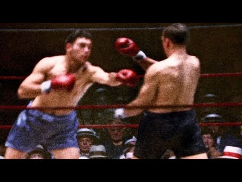 Max Schmeling vs Jack Sharkey 1 - 12.6.1930 - REMASTER Colorized