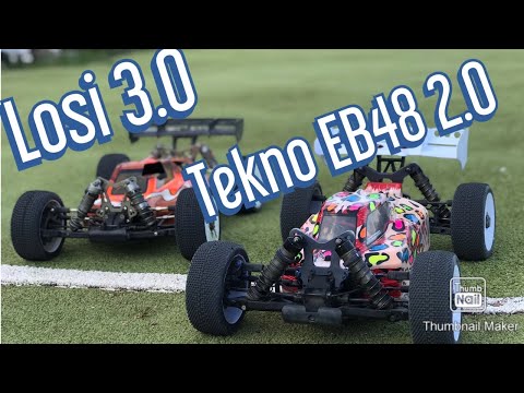 TEKNO EB48 2.0 et LOSI 3.0 BUGGY 1/8 NSC TRACK !!!