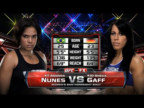 Amanda Nunes vs Sheila Gaff full fight