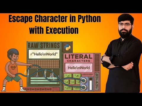 Escape Character In Python With Execution Escape Sequences Print Statement Python Tutorial 22