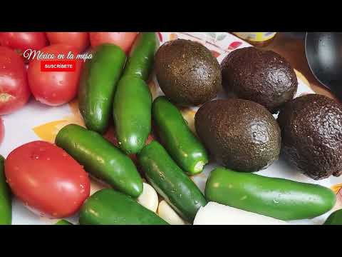 Salsa De Chile Jalapeño Con Tomates Rojos y Aguacate Muy Rica 🌶🍅🥑