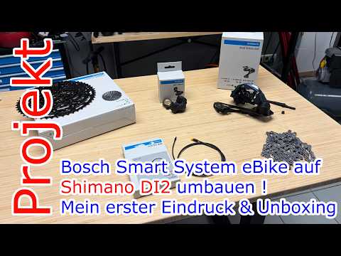 Di2 am Bosch SmartSystem eBike, mein erster Eindruck und Unboxing