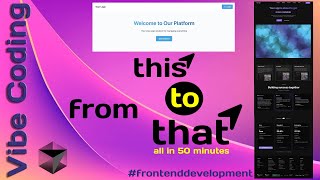 Thematic and Dynamic Landing page coding in React with AI: VibeCoding