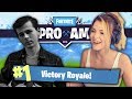 PRO-AM TOURNAMENT PRACTICE W/ CHANDLER RIGGS (Fortnite: Battle Royale) | KittyPlays