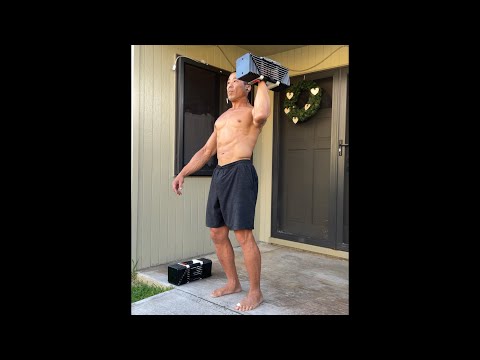 Day 232 FitPro Hawaii Workout - Dumbbell Clean & Push Press (40-90 lbs.) January 1, 2020 4:57 pm