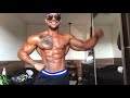 Muscle worship gold abs