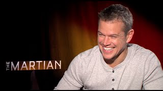 THE MARTIAN interviews - Damon, Sir Ridley Scott, Chastain, Daniels, Glover, Bean, Caldwell Dyson video