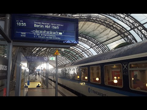 ČD(Czech)-EuroCity in Dresden Hbf: EC170 Berlin Hbf (tief)